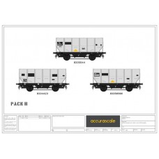 BR 24.5-ton  HUO 1965 Grey Tops hopper wagon -Pack H