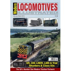 Modern Locomotives Illustrated Issue 217 Class 03, SR,LMS,GWR & Trial Shunters                         